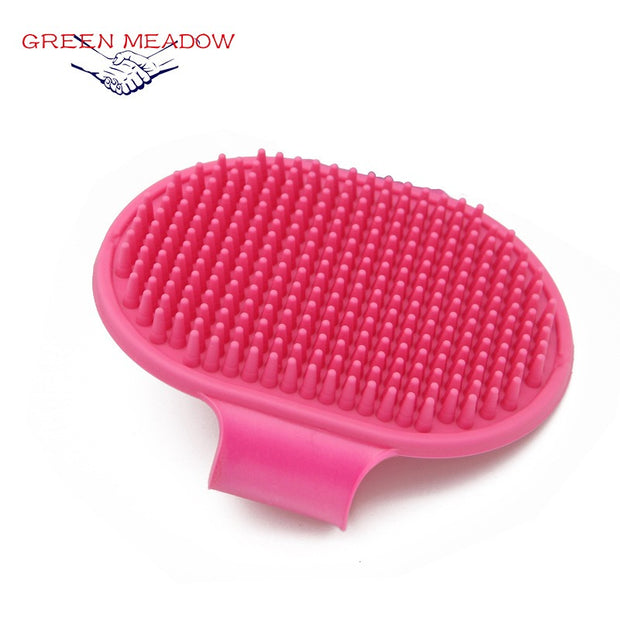 Silicone Pet Grooming Brush for Bathing