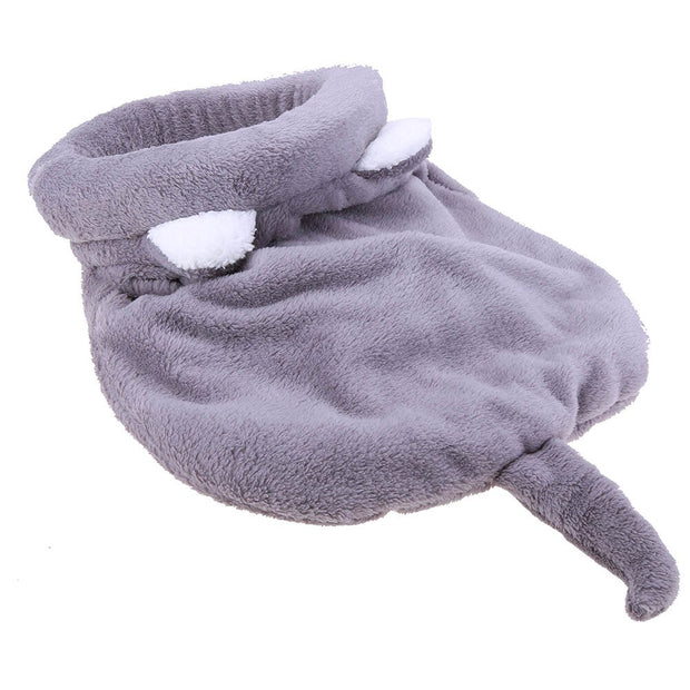 Warm Coral Bag Bed For Pet