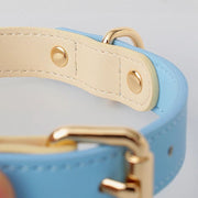 Genuine Leather  Dog Collar Leash