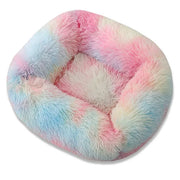 Plush Solid Color Pet Beds