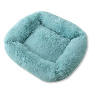 Plush Solid Color Pet Beds