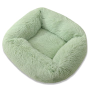 Plush Solid Color Pet Beds